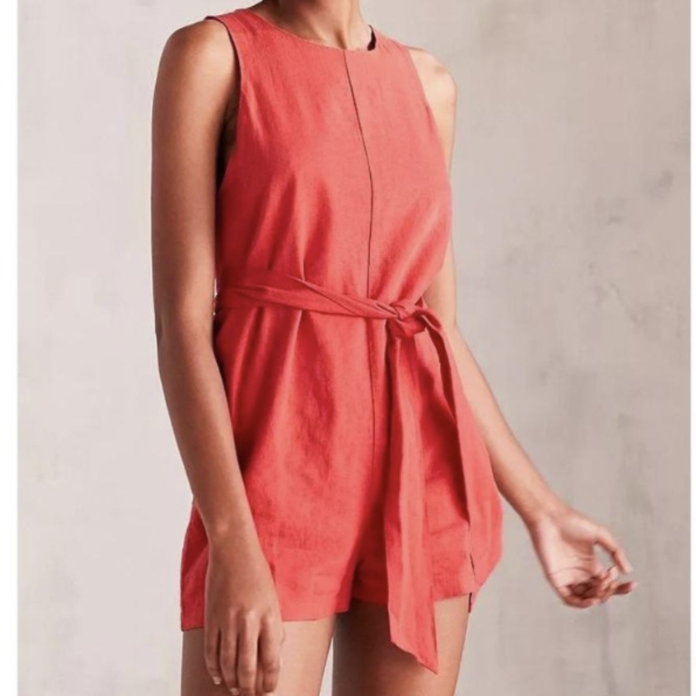 Silence & Noise Red Romper